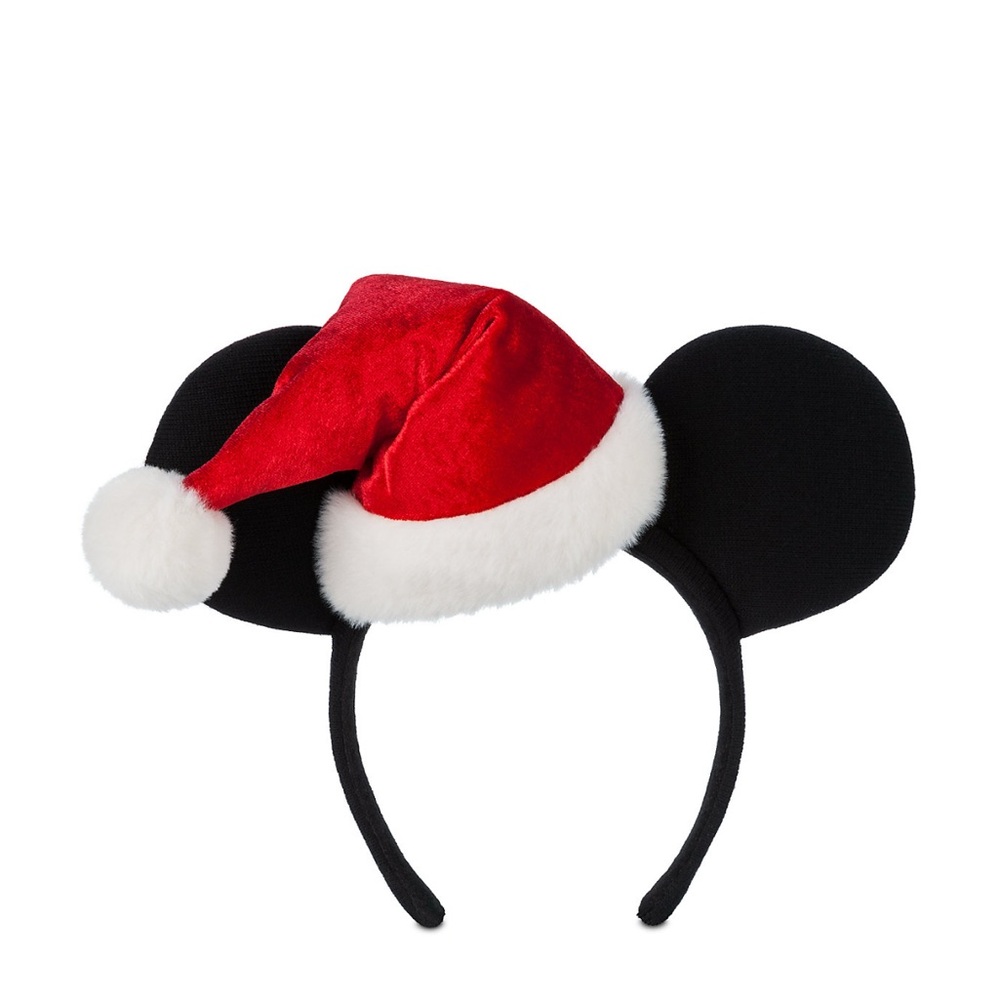 Disneyland Mickey Mouse Santa Hat Ear Headband - Christmas